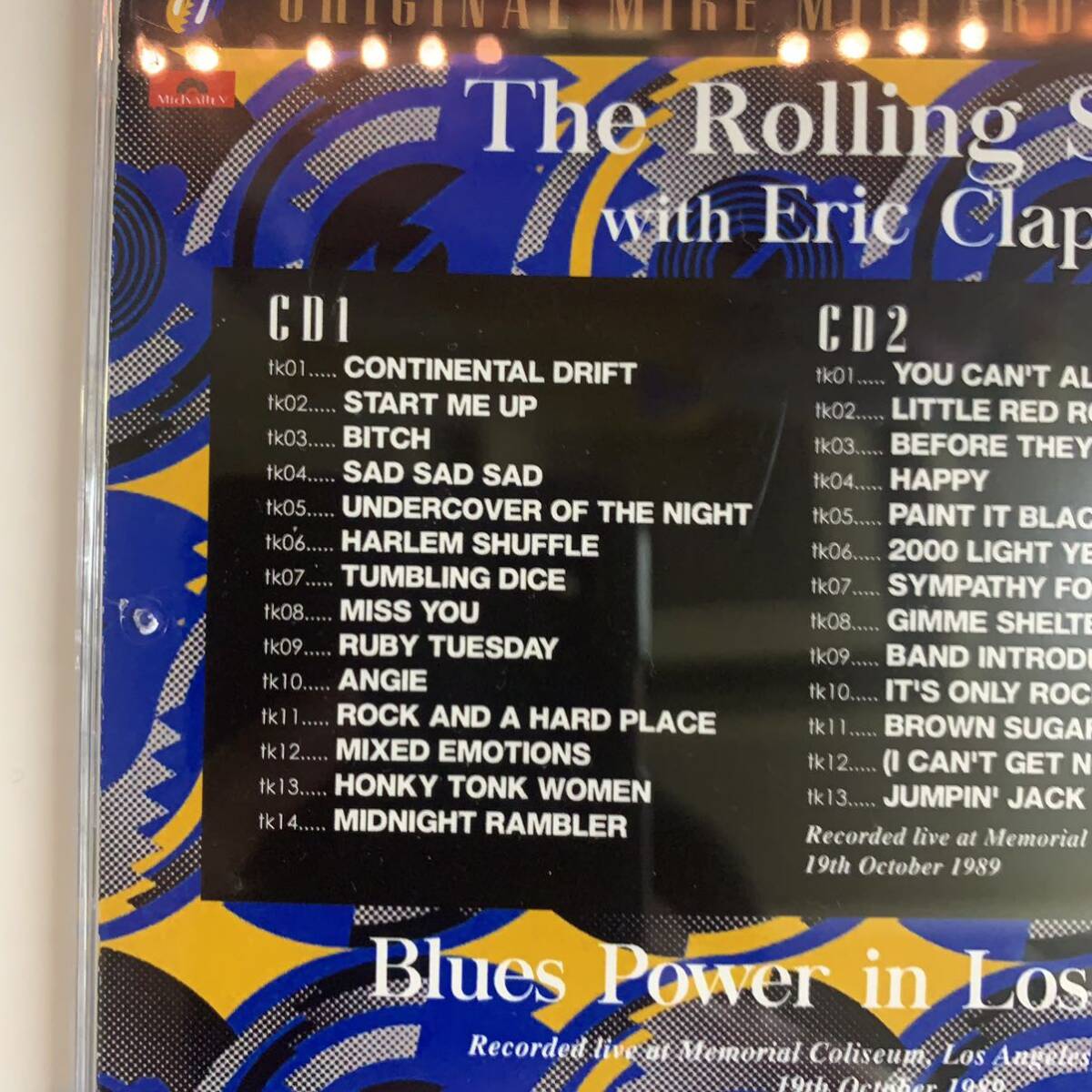 新作！THE ROLLING STONES with ERIC CLAPTON / BLUES POWER IN LOS ANGELES(2CD) 初登場マイク・ミラード音源！マスターからの収録です！の画像3