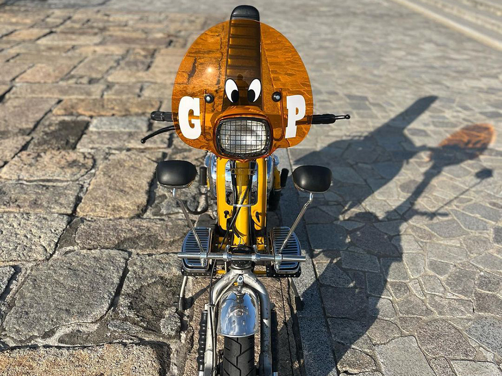 Lambretta ランブレッタ ナポロッキーミラー & バッジバー Vespa ベスパ ナポレオンミラー skelly mods の画像9