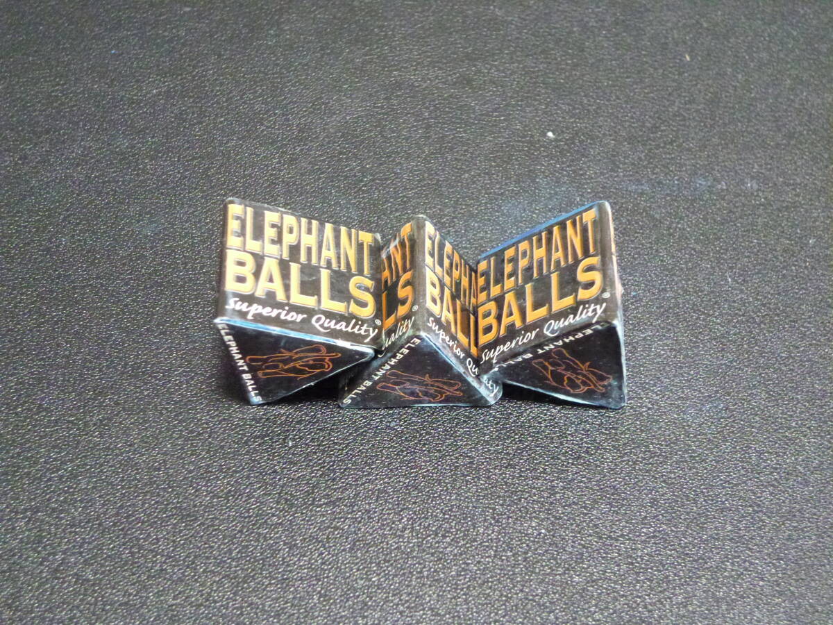 Elephant Balls エレファントボールズ 珍しい三角のチョーク 3個セットです！。ヴィンテージ初期型 持っていくだけで話題になりそう！の画像2