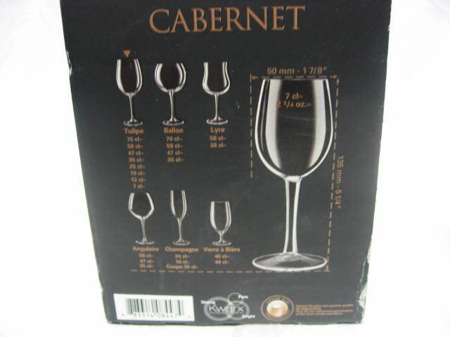 Chef＆Sommelier シェフ＆ソムリエ ワイングラス CABERNET 1箱6個入り 未使用品 ②の画像7