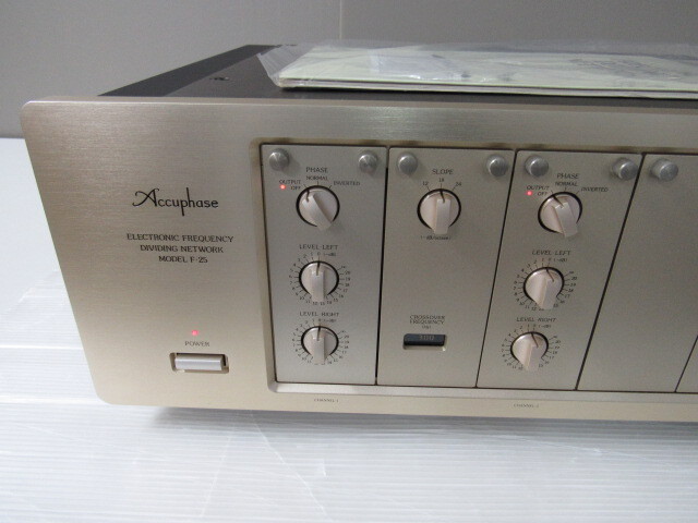 ジャンク / アキュフェーズ Accuphase F-25 チャンネル・ディバイダー 説明書の画像4