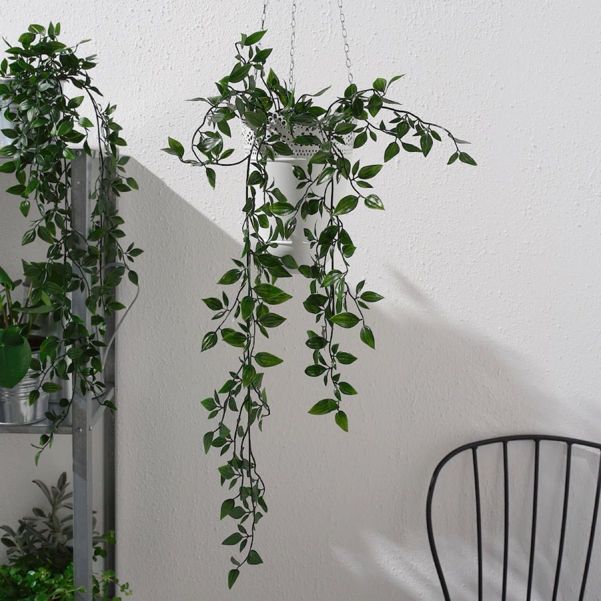 【新品 】IKEA イケア フェイカ 人工観葉植物 つり下げ型 ２種セット 吊り下げ紐や鉢は付いてません。フェイクグリーン  造花