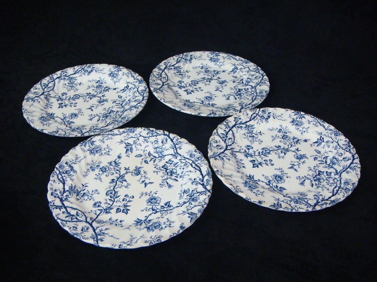 MB/D02D-DA1 Old Bradbury JOHNSON BROS 4 pieces set dish plate England IRON STONE