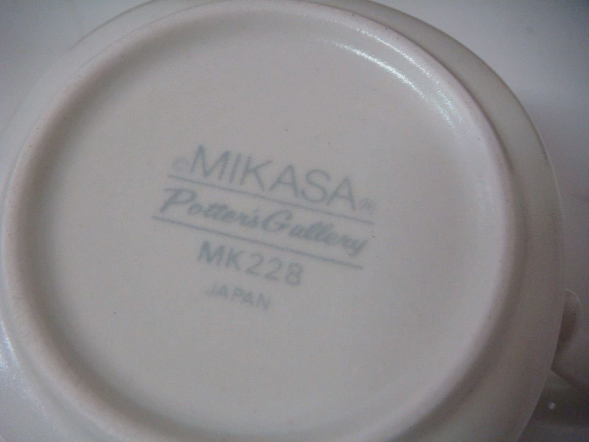 GT/D02P-DA2 ソーサー欠品 MIKASA ミカサ MK228 カップ&ソーサー 茶器 カップ×2 ソーサー×1_画像5