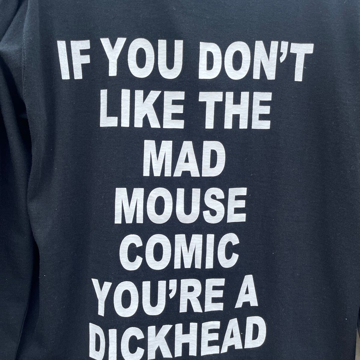 ◯MAD MOUSE COMIC・マッドマウスコミック・長袖 ・Tシャツ ・ロンT ・黒 ・Sサイズ_画像3