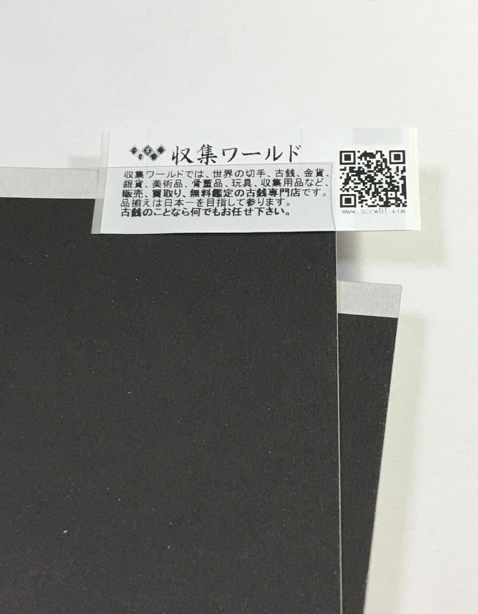 紙ホルダー 縦横サイズは約 10×18mm 紙幣収集用ホルダー10枚セット 送料200円～収集ワールドの画像2