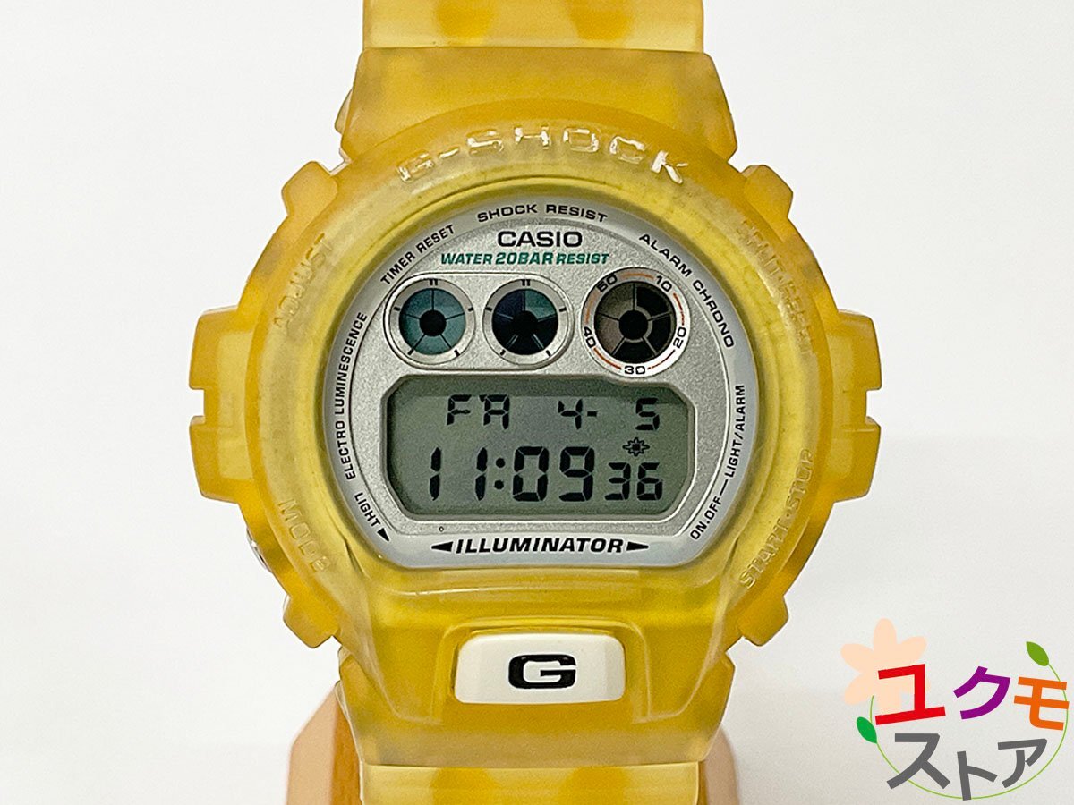 CASIO カシオ G-SHOCK 1996年 第五回国際イルカ・クジラ会議 イルクジ DW-6900K Gショック 電池交換済 動作確認済