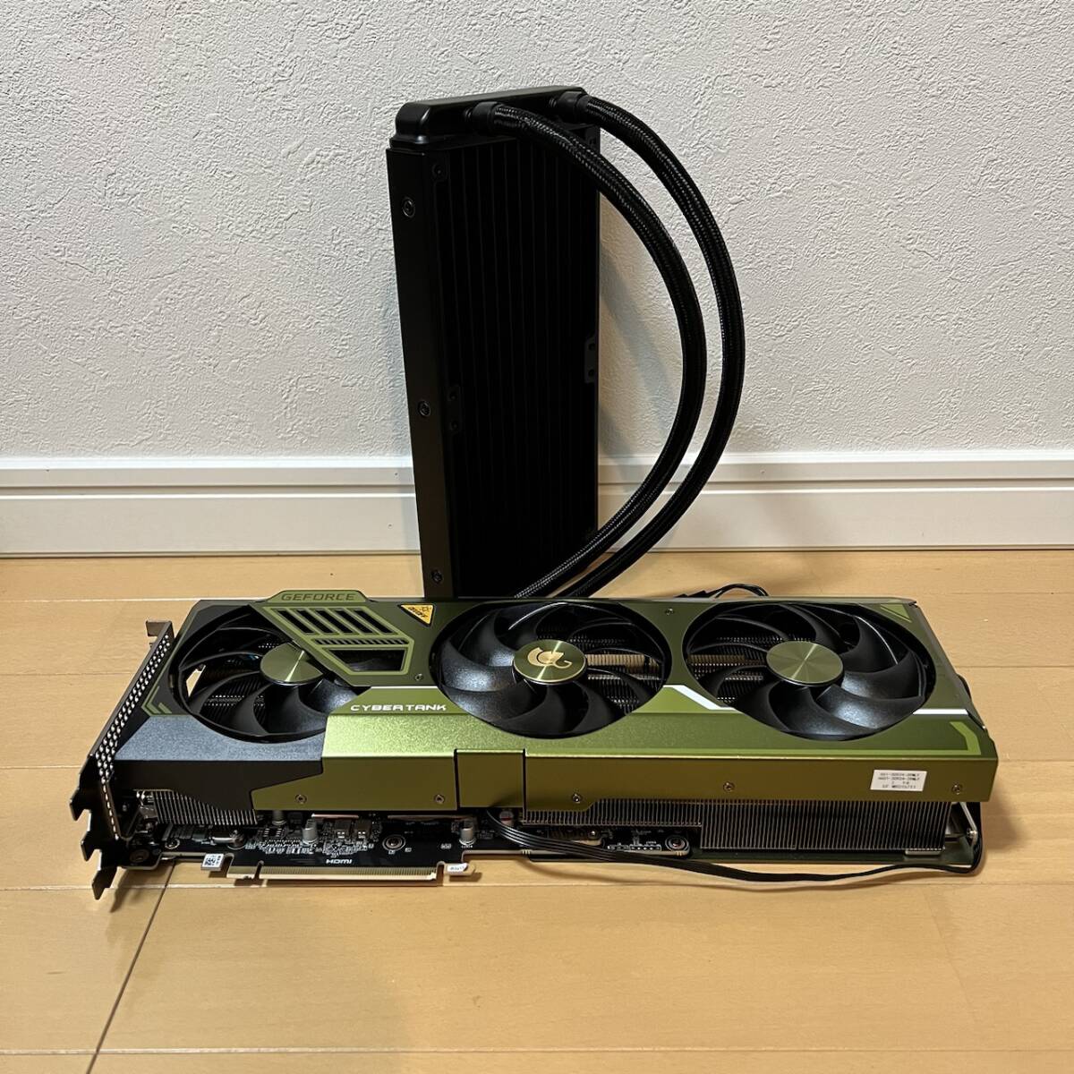 Manli NVIDIA GeForce RTX 4090 Gallardo 24GB GDDR6 ＋ ASETEK製簡易水冷付 完全な動作は未確認 ジャンク扱の画像1