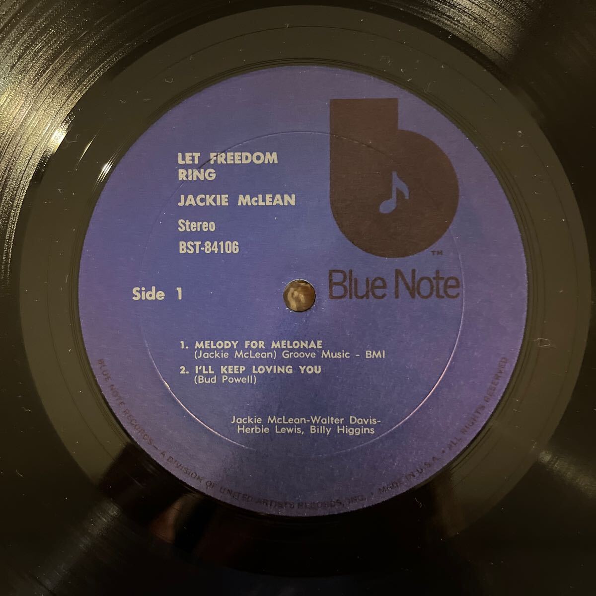 Jackie McLean / Let Freedom Ring / Blue Note ブルーノート BST-84106 の画像3