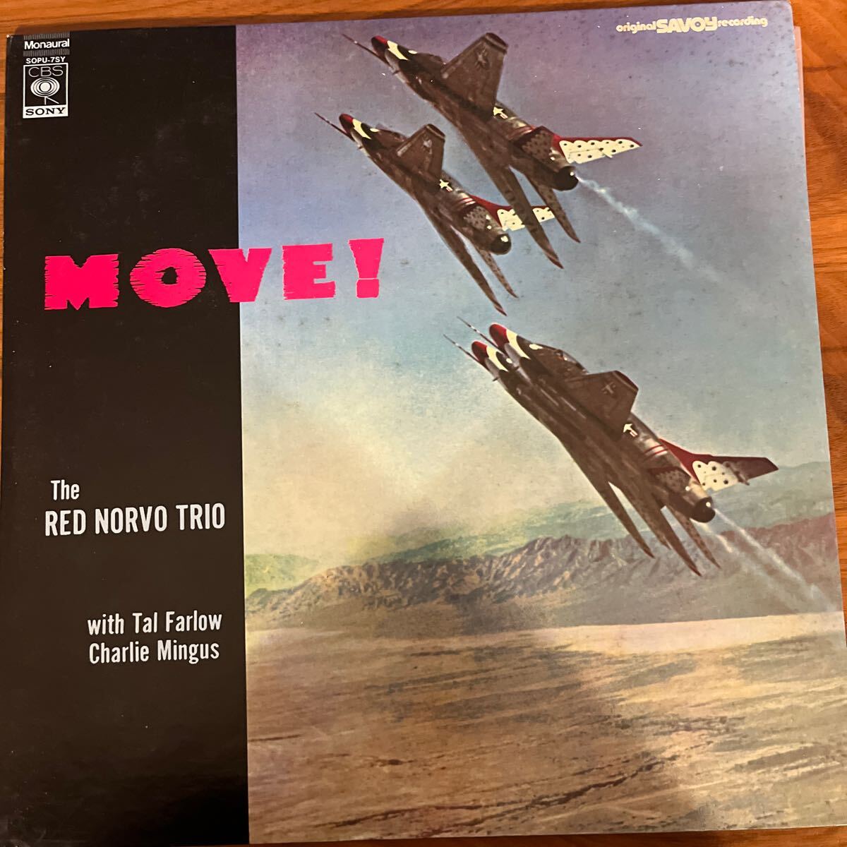 Red Norvo Trio / Move LP SAVOY・CBS/SONY SOPU-7SY_画像1