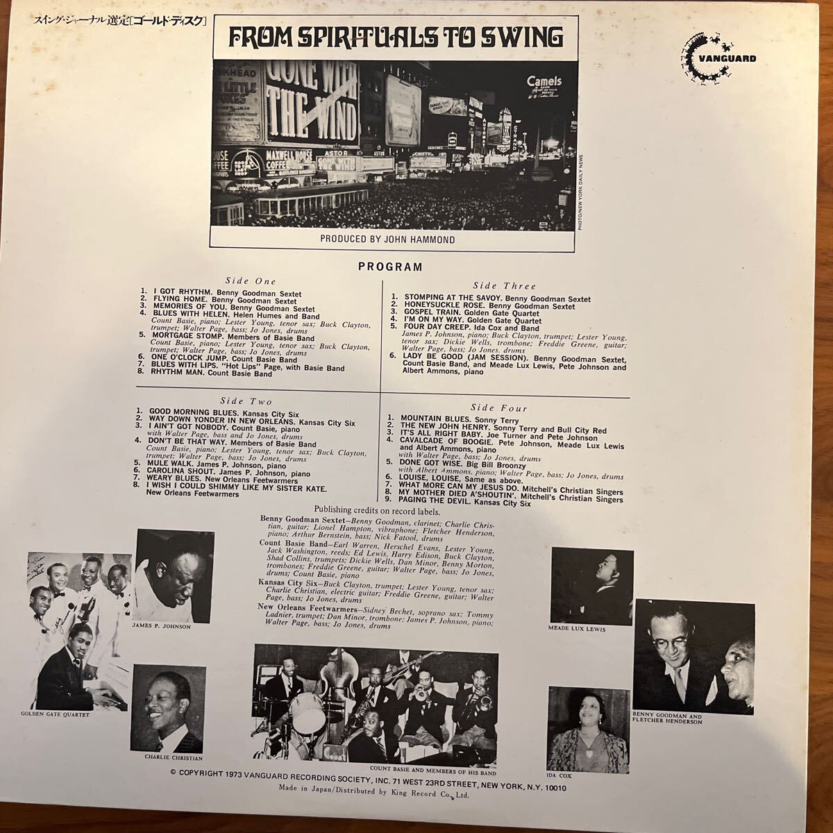 LAX-3077 LP フロム・スピリチュアルス・トゥ・スイング』　国内盤　帯付　2枚組_画像2
