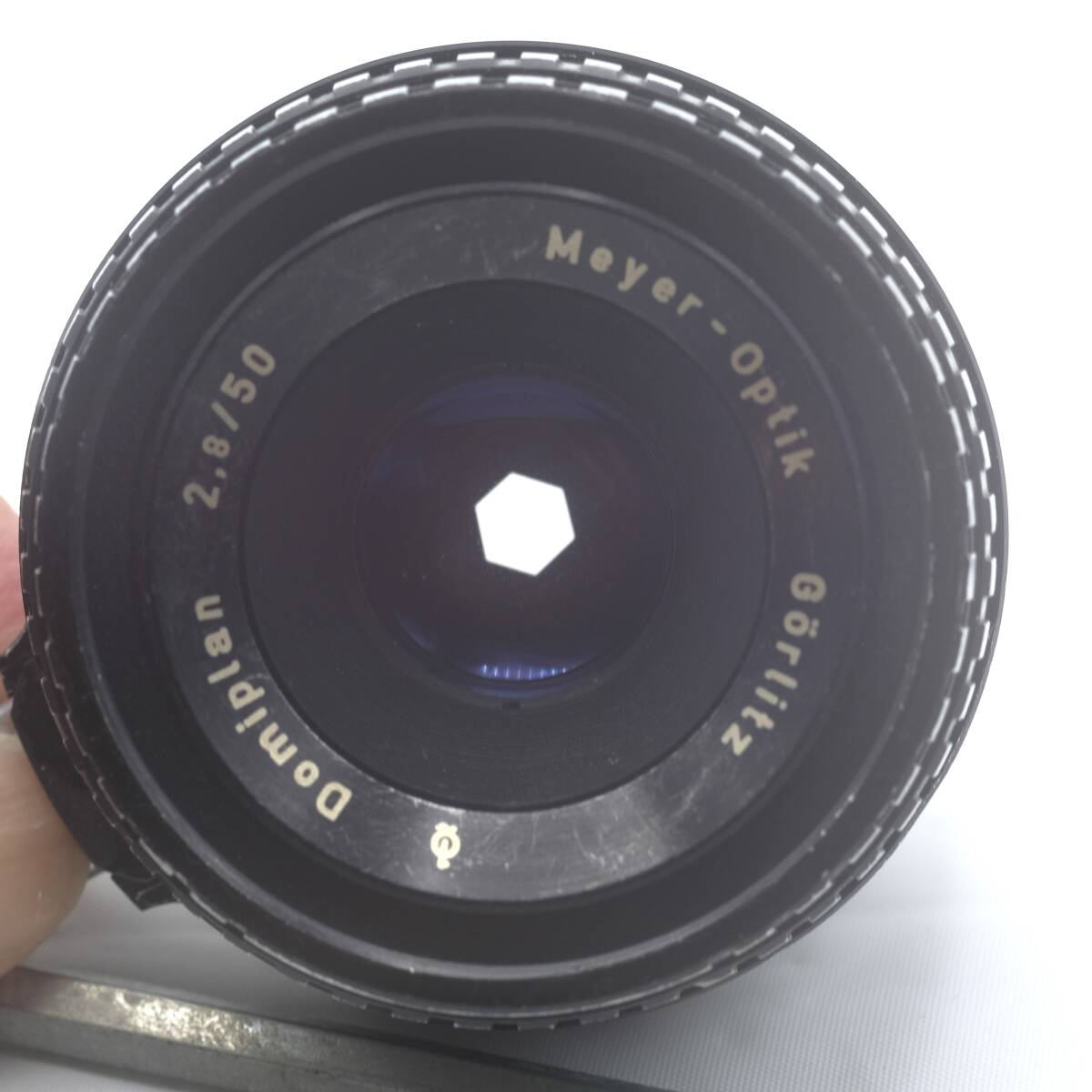 Meyer Domiplan 50mm F2.8 Exaktaマウント バブルボケレンズ, EXA500 一眼レフカメラ Germany製_画像6
