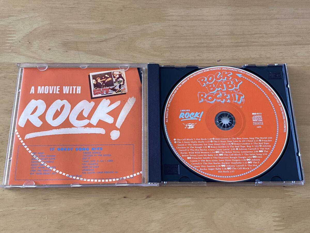 Rock Baby Rock It Soundtrack 輸入盤CD Rockabilly ロカビリー Johnny Carroll Don Coats Preacher Smith Rosco Gordon Five Starsの画像3