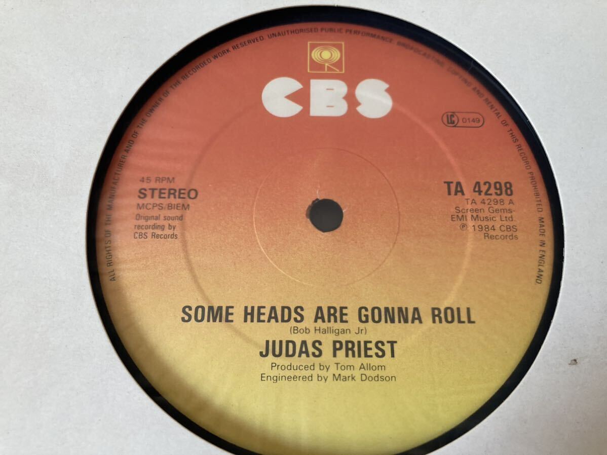 ● UK 盤 ● JUDAS PRIEST ジューダス プリースト SOME HEADS ARE GONNA ROLLの画像2