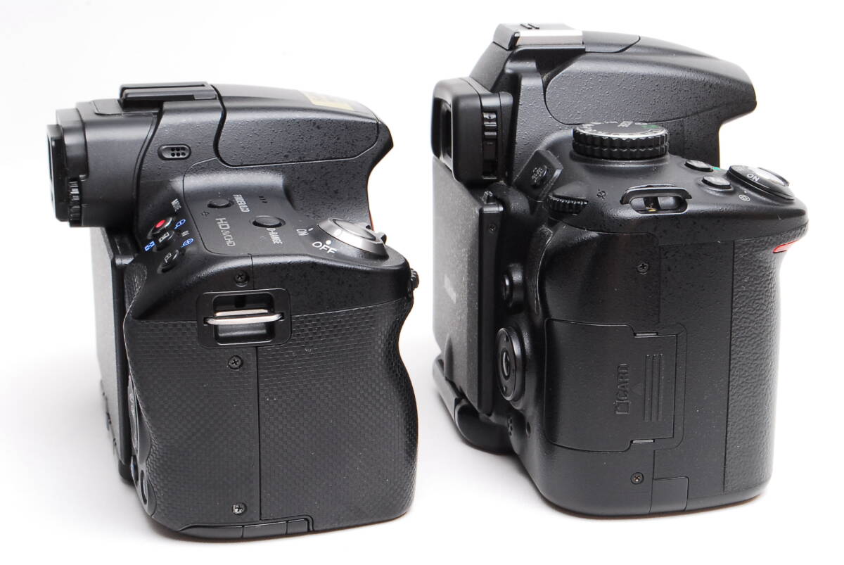 1円～【ジャンク品】Nikon D5000 / Sony α55 カメラボディ の画像9