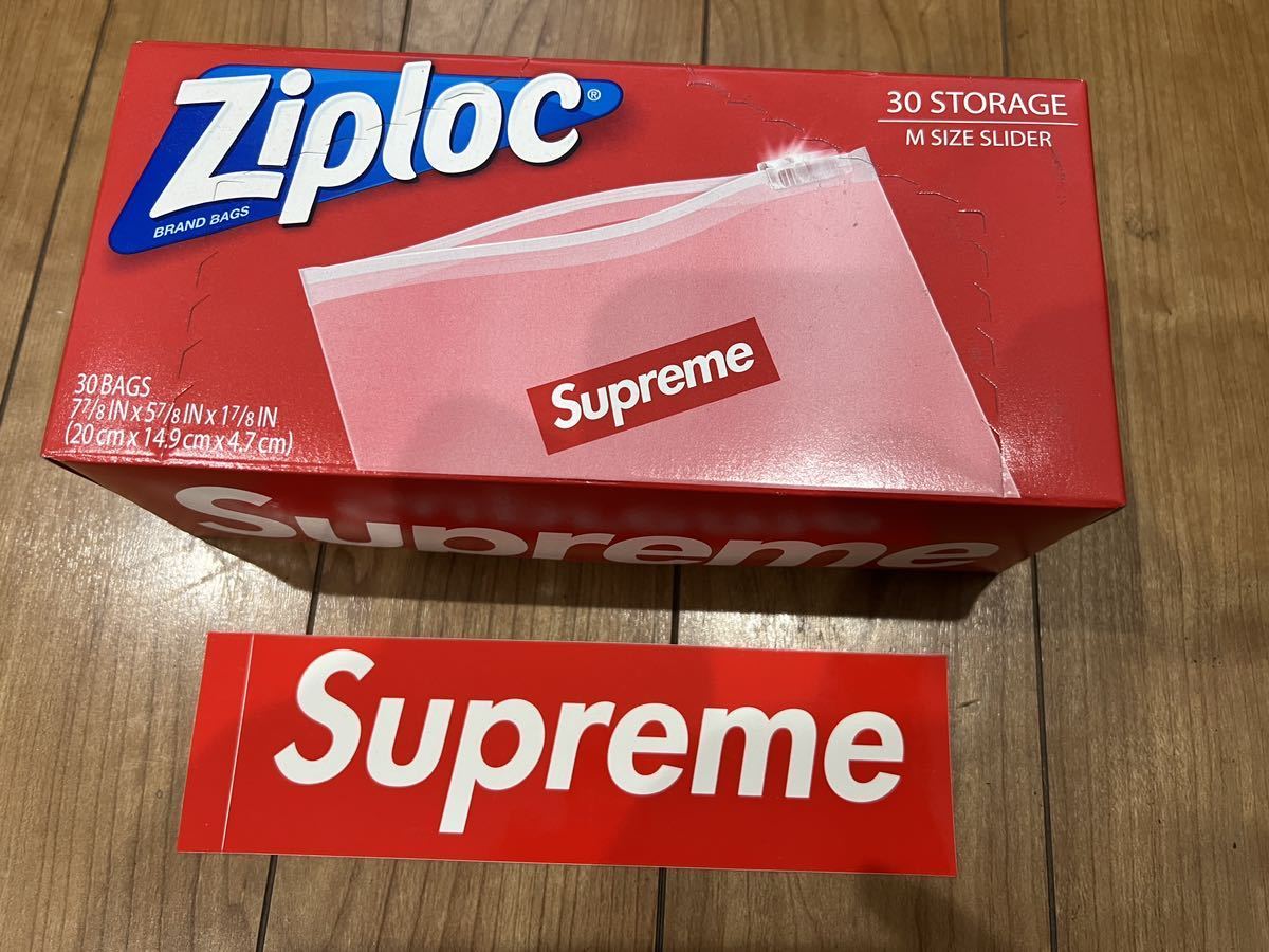 Supreme Ziploc Bags (30pcs)30枚入り 新品未開封 シュプリーム ジップロック ボックスロゴ box logo バッグ 袋 工藤静香 木村拓哉の画像1