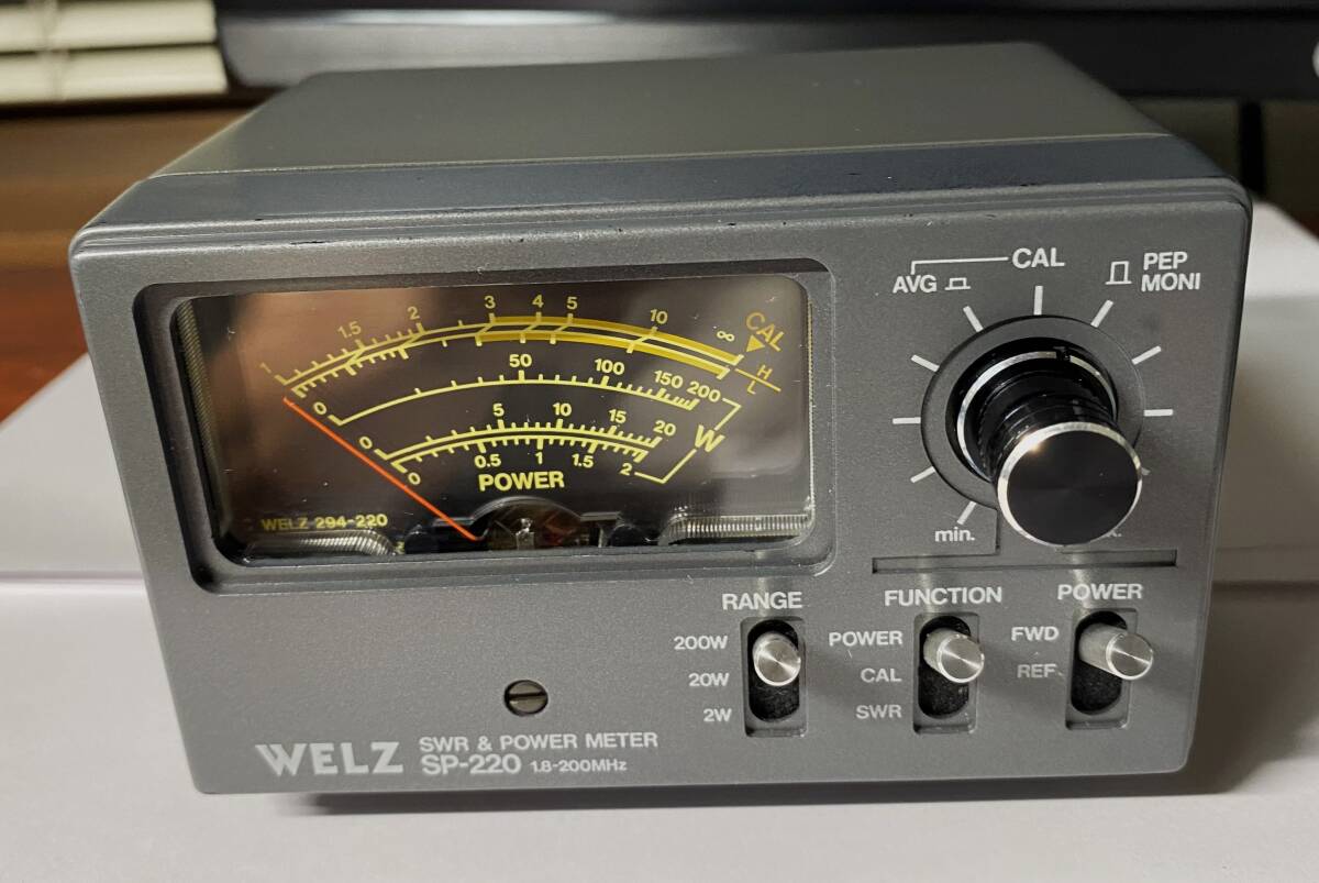 WELZ/SP-220/HF-50-144MHz/SWR-パワー計の画像1