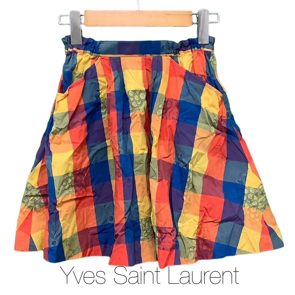 Yves Saint Laurent, YSL, イヴ・サンローラン, スカート ,キッズ, 子供服, 130サイズ_画像1