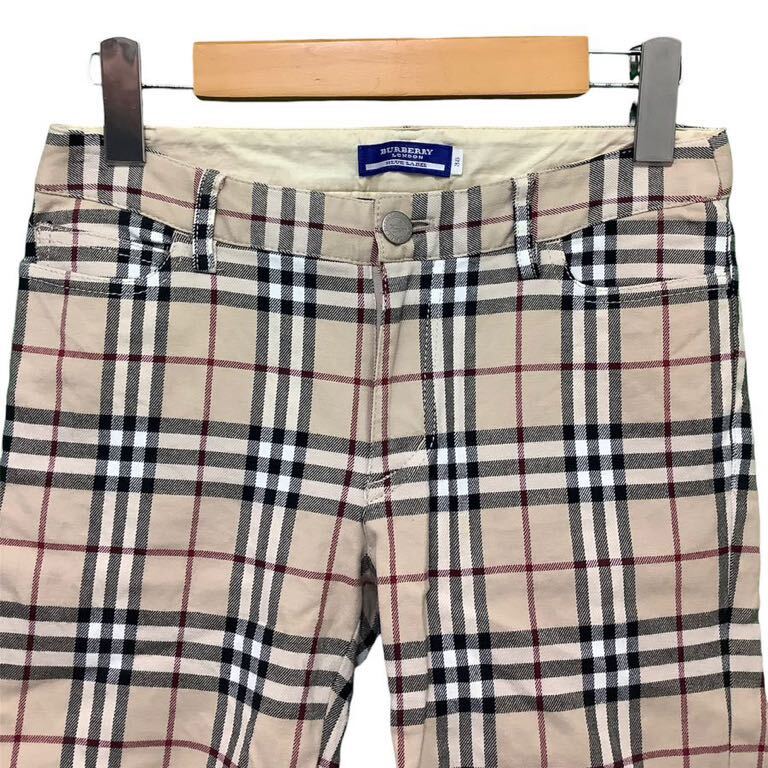 BURBERRY ,バーバリー, ノバチェック ,ベージュ ,パンツ ,古着, 38サイズ_画像2