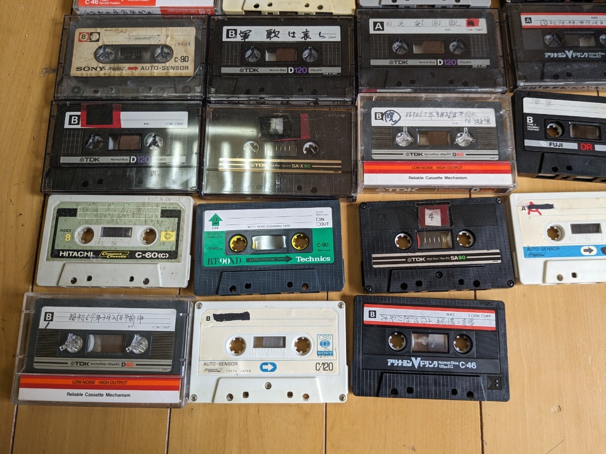 当時物中古カセットテープ32本現状品_画像4