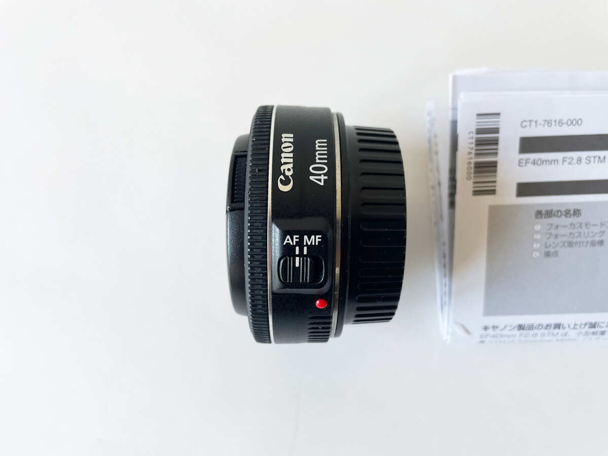 美品 Canon EF40mm F2.8 STM_画像2