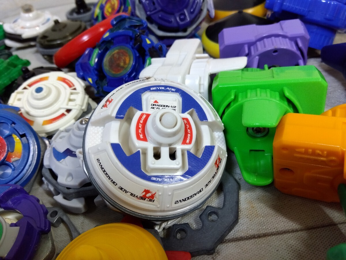 408■爆転シュート ベイブレード サイバー ドラグーン メタルドライガー BEYBLADE  まとめて1.5kg ジャンク現状品の画像7