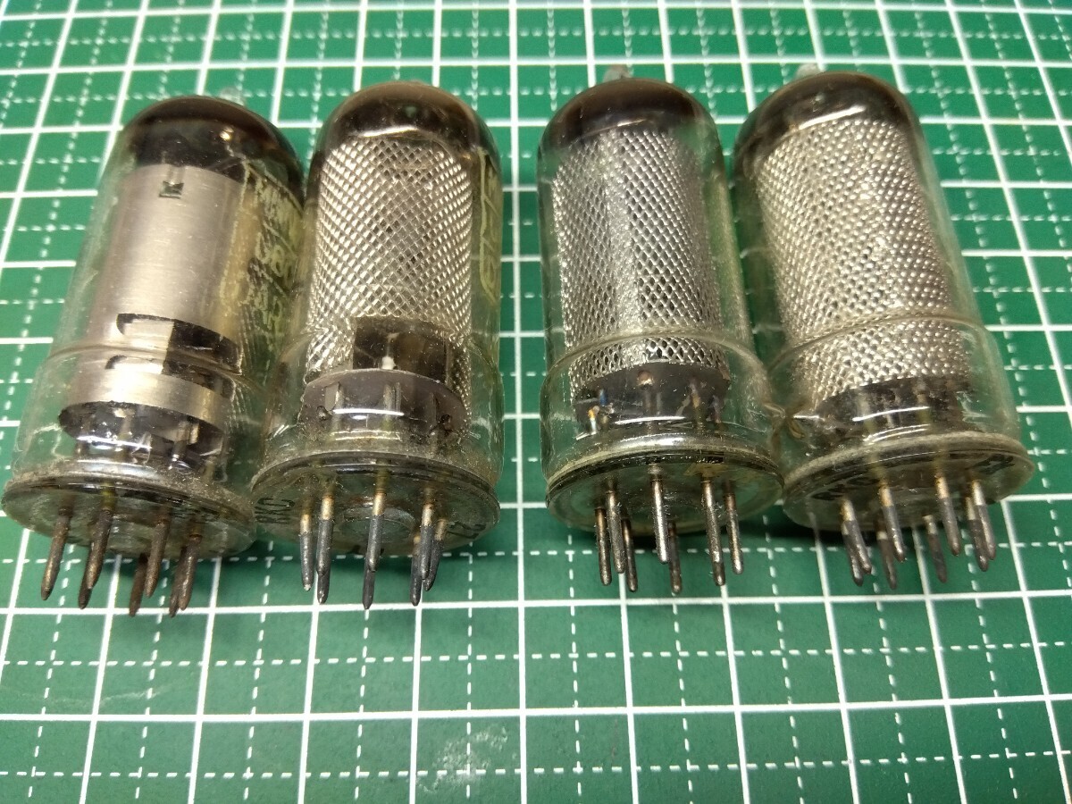 421■MINIWATT DARIO　ミニワット ダリオ(PHILIPS　フィリップス)　UBC41　真空管　動作未確認　4本まとめて　長期保管現状品_画像3