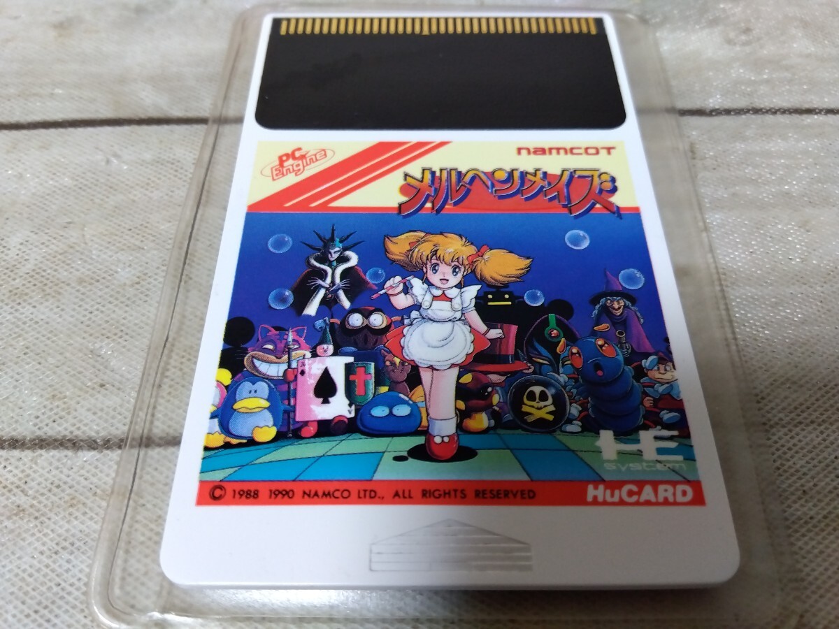 455■PCエンジン メルヘンメイズ Huカード HuCARD PC Engine  ナムコ namcot  動作未確認 長期保管ジャンク現状品の画像6