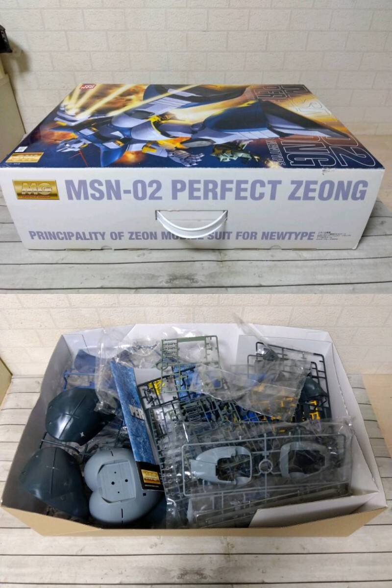 490■MG　1/100　MSN-02　ジオング　PERFECT ZEONG　ジオン公国軍　ニュータイプ　専用モビルスーツ　機動戦士ガンダム　部品取りジャンク_画像10