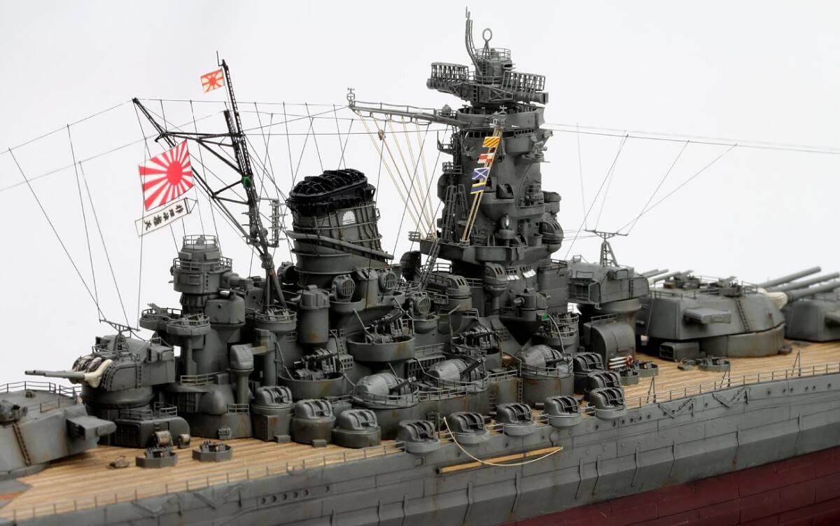 ★ 完成品 1/700 日本海軍戦艦 大和 沖縄特攻時 ★の画像2