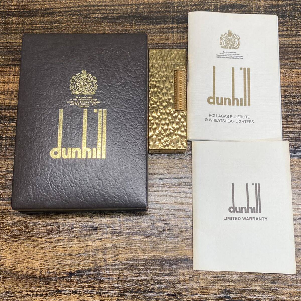 美品 dunhill ダンヒル ガスライター ゴールド 着火未確認 の画像9