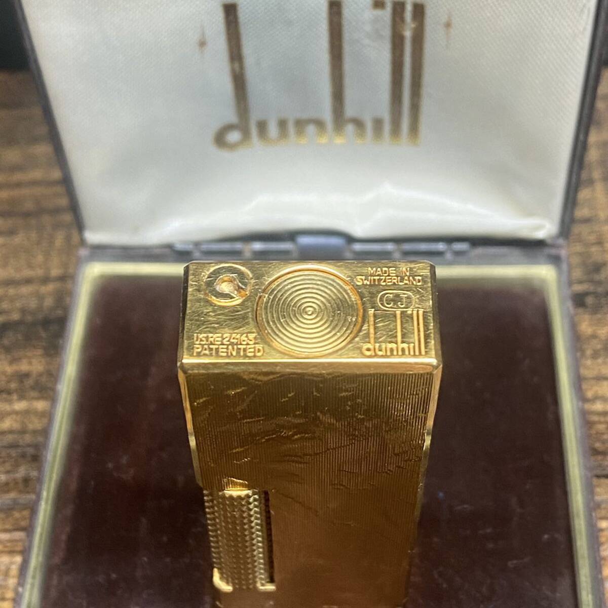極美品 dunhill ダンヒル ガスライター 着火未確認 ゴールドの画像6