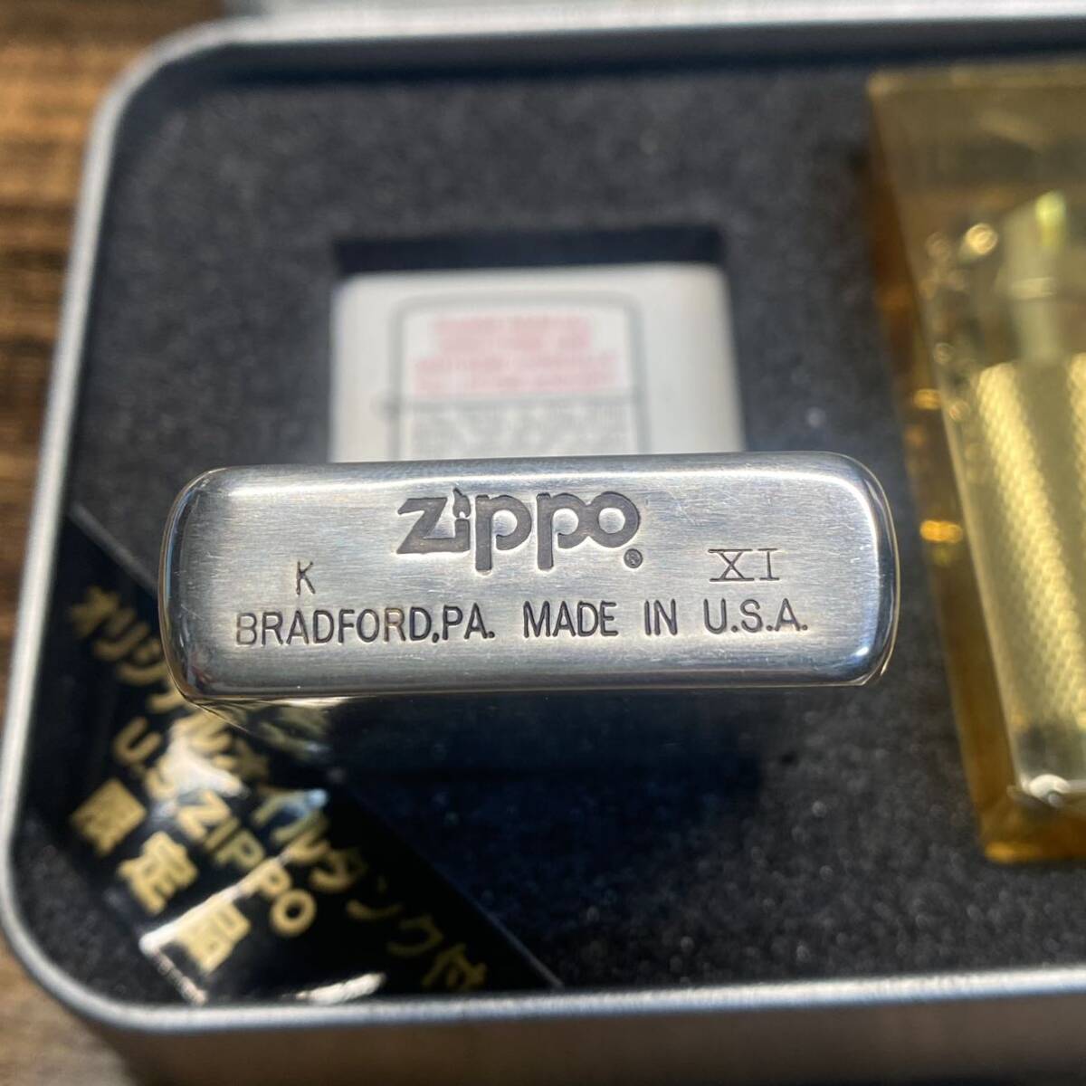 ZIPPO ジッポー オイルライター 限定品 オイルタンクセット 1995年製の画像2