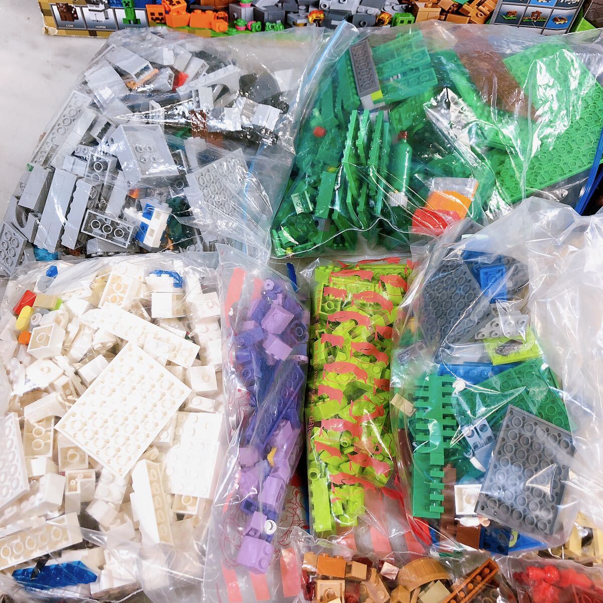 ジャンク LEGO レゴ Minecraft マインクラフト マイクラ 箱あり 取説あり ブロック 玩具 おもちゃ レゴブロック 大量まとめの画像2