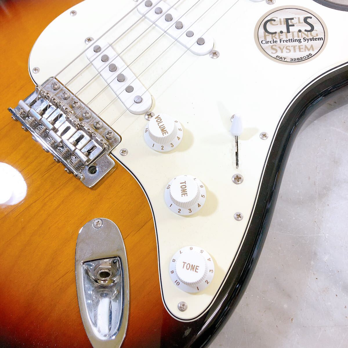 ジャンク cool Z クールZ エレキギター ストラト ストラトタイプ 弦楽器 ソフトケース付き made in JAPAN エレキの画像3