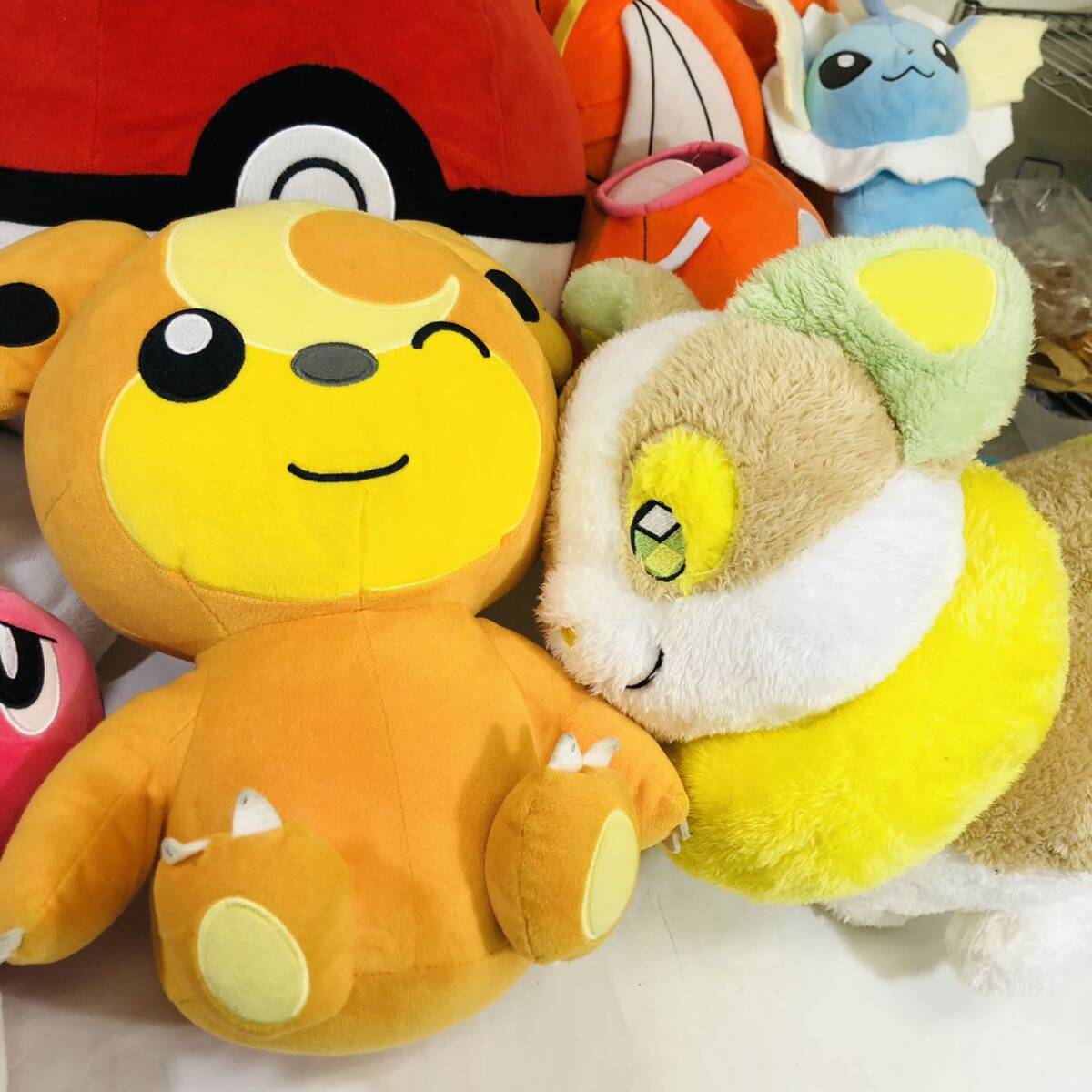 ポケモン ぬいぐるみ まとめ売り めちゃでかゲンガー モンスターボール ねぶくろコレクション ピカチュウ ヒメグマ ソーナンス ワンパチの画像3