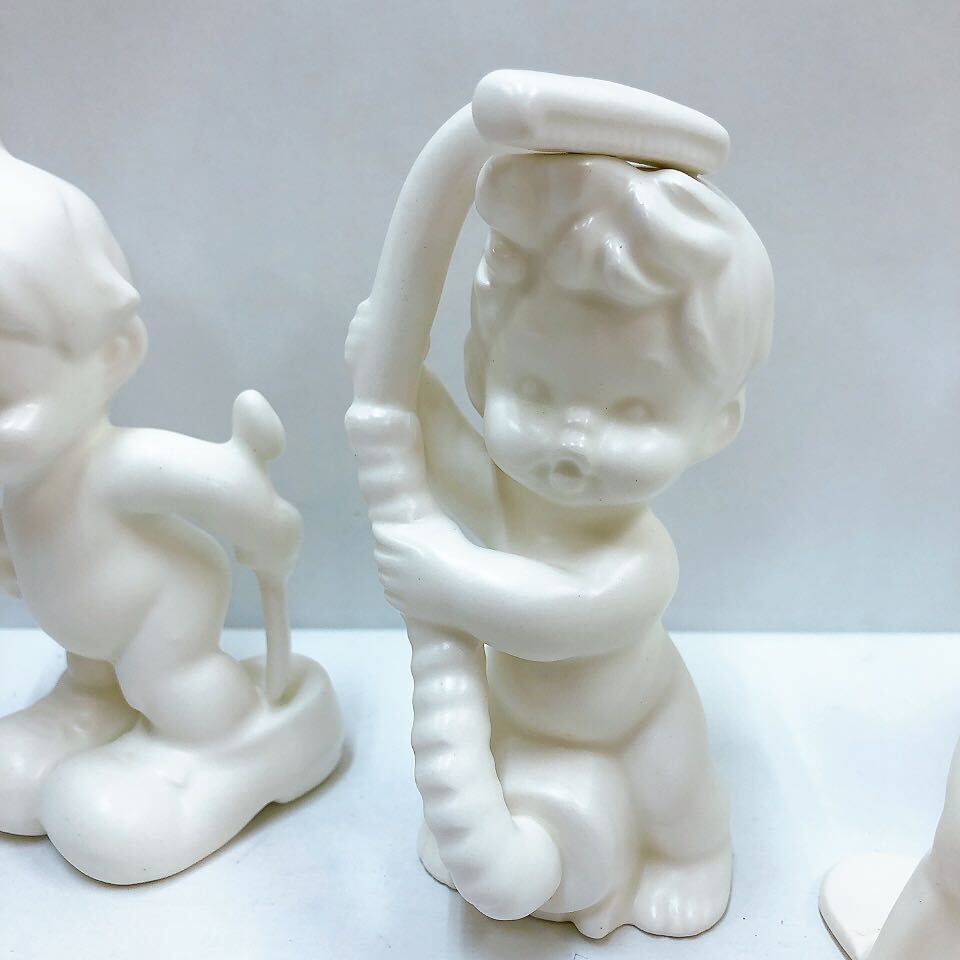 千趣会 Skip ベビー 赤ちゃん 人形 19体 まとめて 白い 陶器 置物 インテリア レトロ アンティーク 陶器人形_画像8