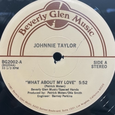【HMV渋谷】JOHNNIE TAYLOR/WHAT ABOUT MY LOVE / REAGANOMICS(BG2002)_画像1