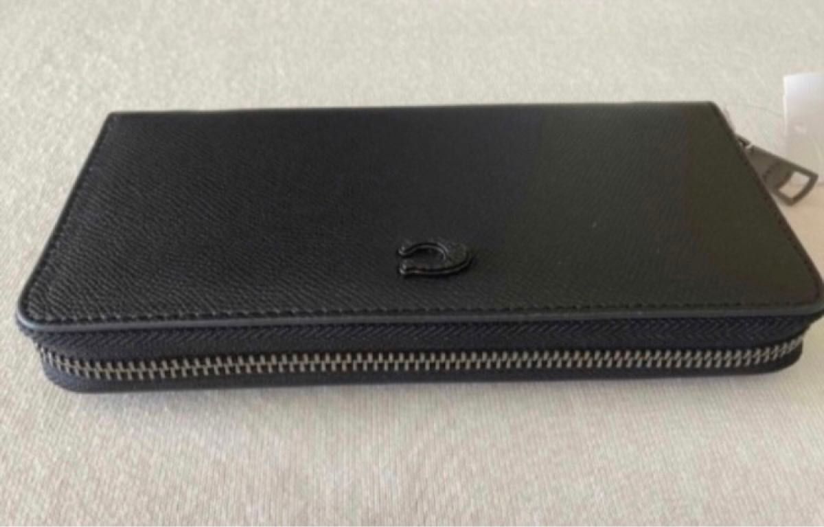 新品 COACH コーチ 長財布 ブラック 黒 シグネチャー Cロゴ 新品 COACH コーチ 長財布 ブラック 黒 シグネチャー Cロゴ