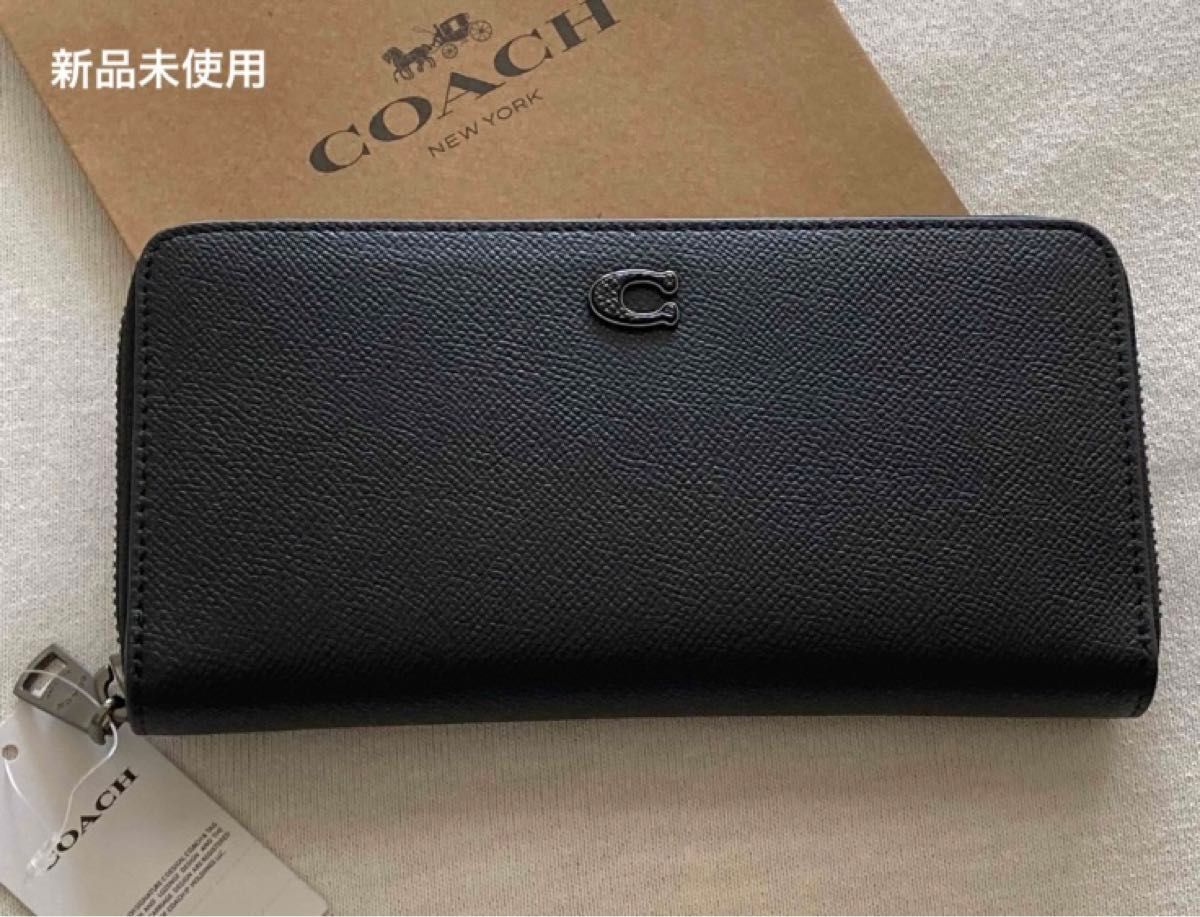 新品 COACH コーチ 長財布 ブラック 黒 シグネチャー Cロゴ 新品 COACH コーチ 長財布 ブラック 黒 シグネチャー Cロゴ