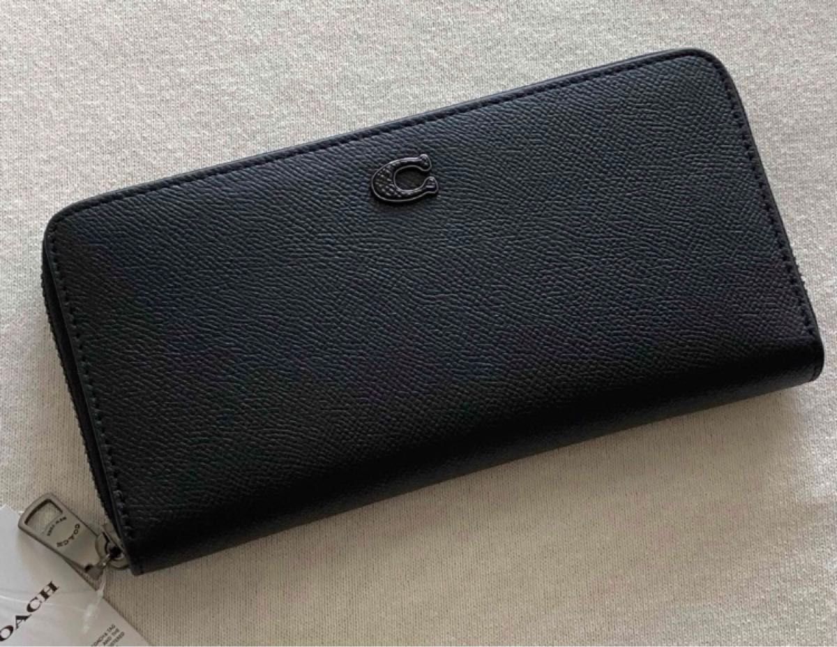 新品 COACH コーチ 長財布 ブラック 黒 シグネチャー Cロゴ 新品 COACH コーチ 長財布 ブラック 黒 シグネチャー Cロゴ