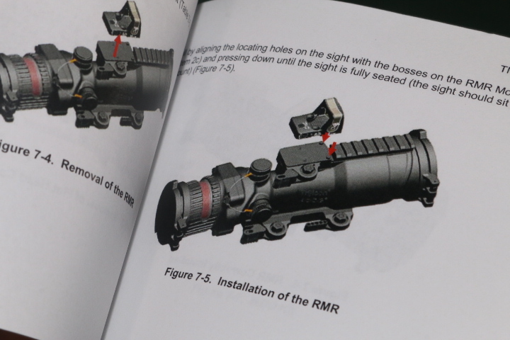 沖縄米軍実物 MDO SIGHT UNIT SU-260/P 用 マニュアル 中古 コレクション 資料用などにの画像5