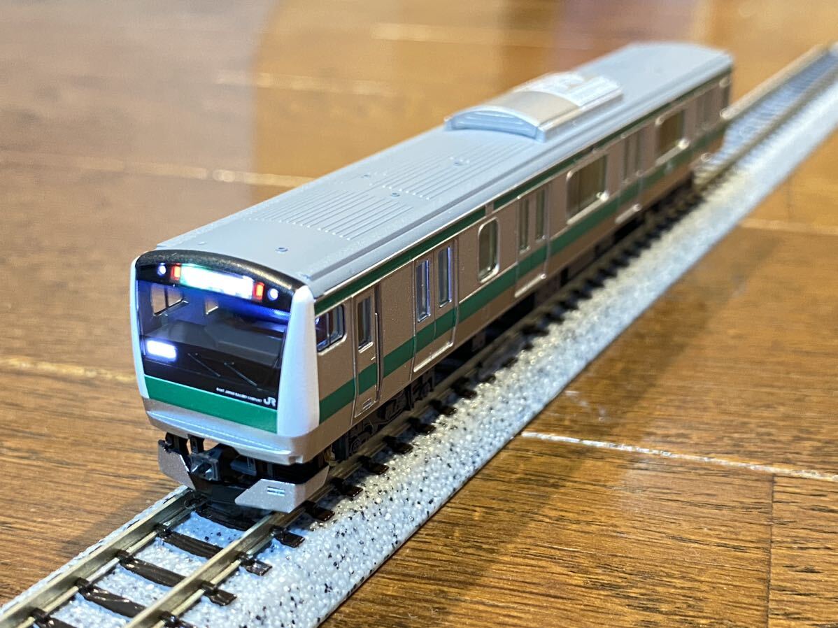 TOMIX トミックス　98374 98375　JR E233系7000 通勤電車(埼京線・川越線) 基本４両セット+増結６両セット　計１０両フル編成セット_画像7