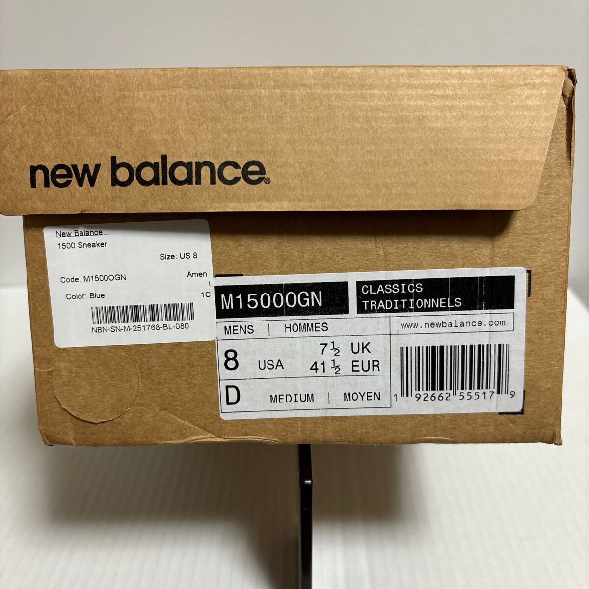 ニューバランス new balance 1500OGN 30周年モデル 26.0 us8 ネイビー 990 991 992 993 1600 1700 お好きな方にの画像9