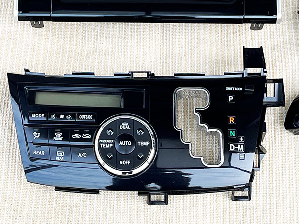 50 エスティマ 3型 オーディオ ナビ エアコン パネル ステアリング スイッチ セットの画像3