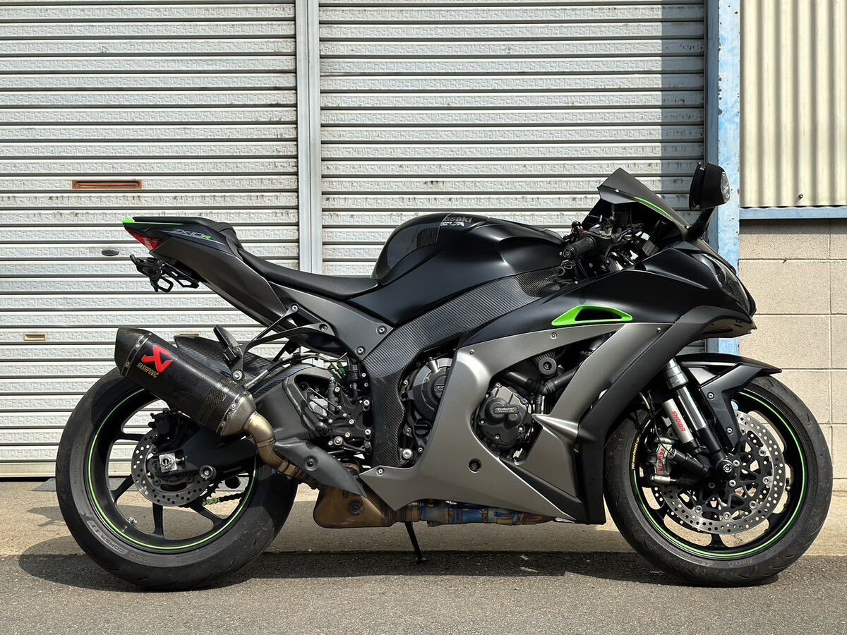 KAWASAKI NINJA ZX-10R SE 2018年モデル カワサキ ニンジャ カーボンパーツ多数クイックシフター大型バイクスーパースポーツ1円スタートの画像1