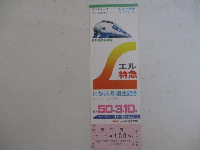 17・鉄道切符・L特急にちりん号誕生記念_画像1