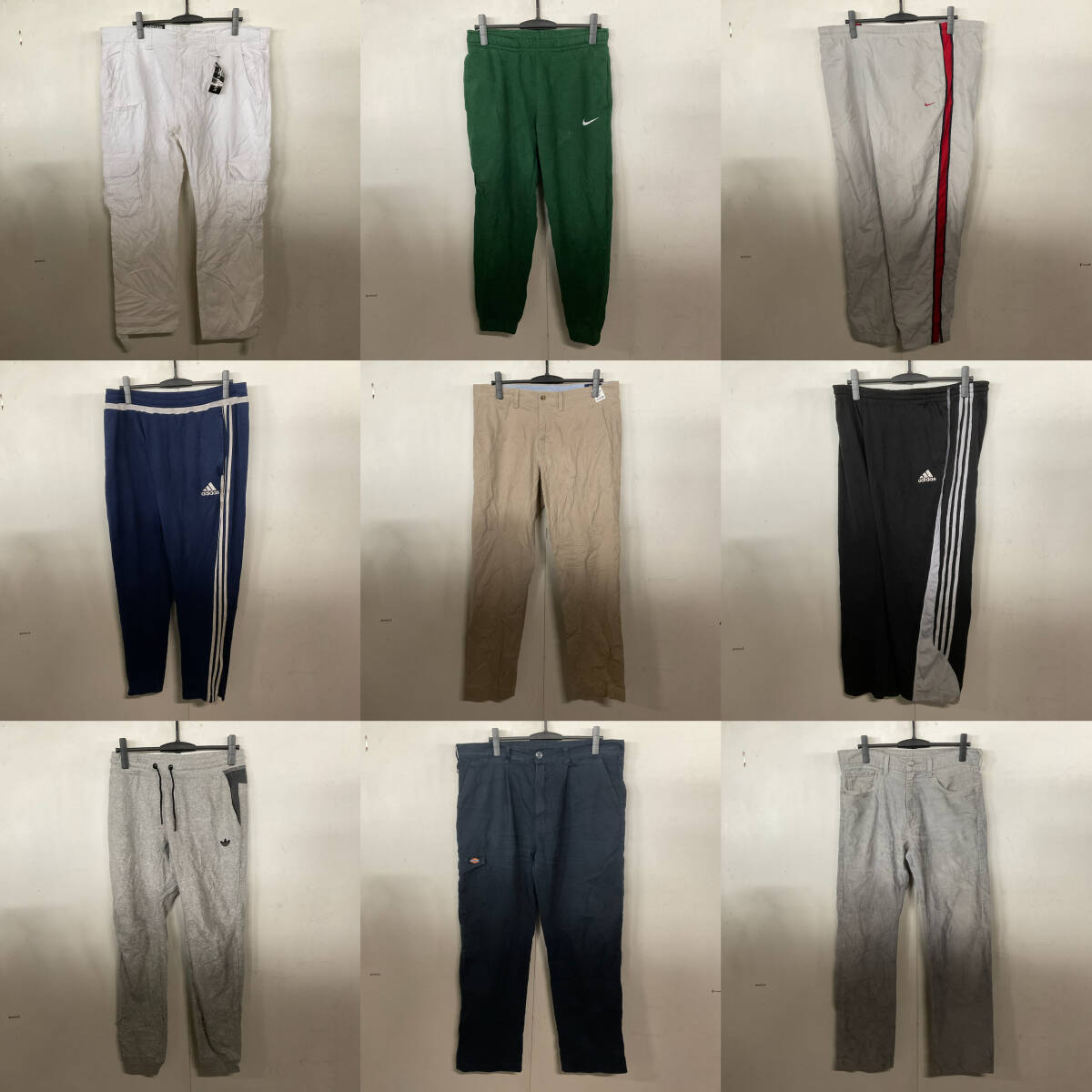 【T552】★超目玉★ アメリカ古着卸オススメMEN'S PANTS MIX大量50kgベール目玉商品 ブランド多め アイテムミックス ボトムス 仕入れ大特価の画像6