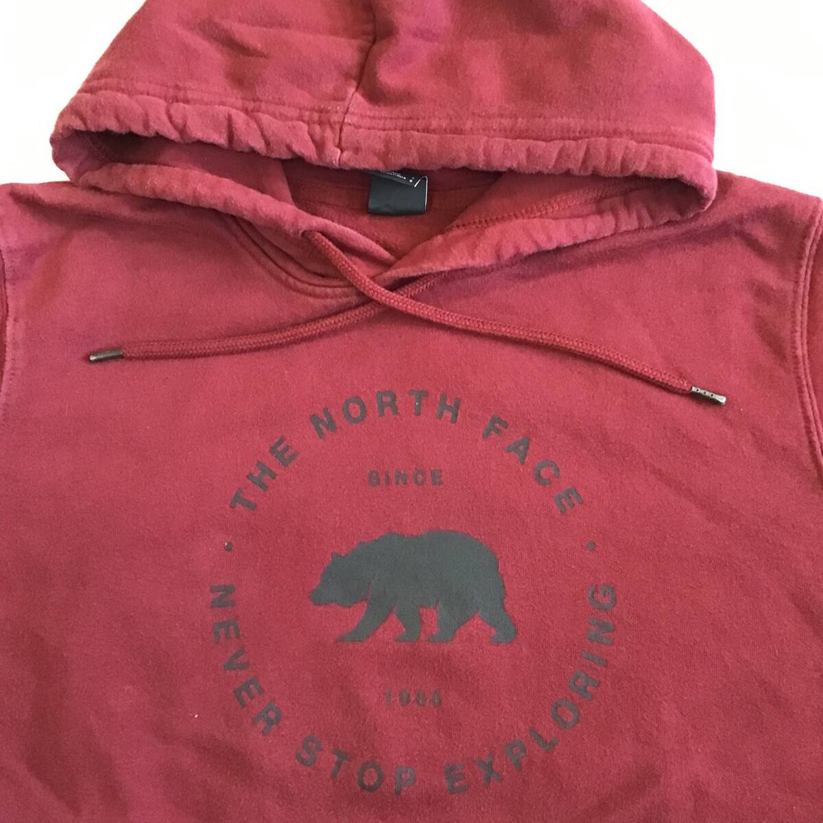 《 H 625》THE NORTH FACE ノースフェイス パーカー プルオーバー アウトドア Lサイズ トップス 1円スタート アメリカ古着 古着卸の画像6