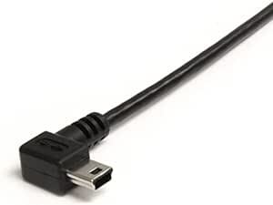 StarTech.com 91cm ミニUSB変換ケーブル miniUSB右向きL型ケーブル USB A端子 オス - USB m_画像4